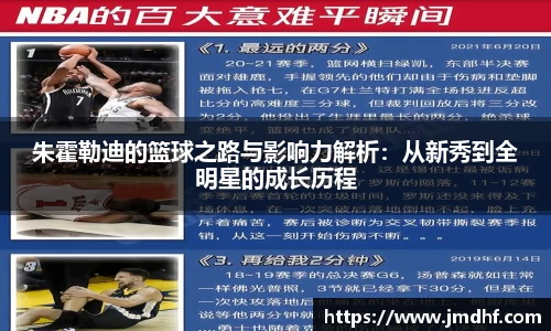 朱霍勒迪的篮球之路与影响力解析：从新秀到全明星的成长历程